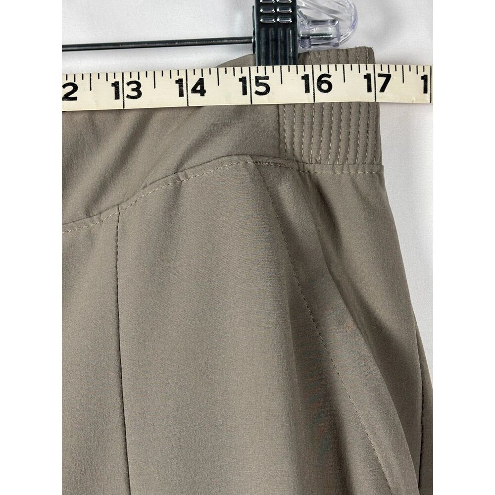 Columbia PFG Women's L Short Khaki Performance Pants Zip Pockets Stretch Hiking - Picture 9 of 11